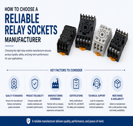 How to Choose a Reliable Relay Sockets Manufacturer