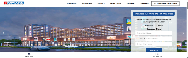  Omaxe Amausi Lucknow High-Growth Commercial Investment Project Contact