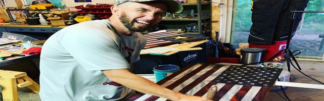  Custom American Flag Wood | Cedar sense com Contact